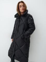 Акция на Пальто-куртка жіноче Mohito 0637R-99X 36 Чорне от Rozetka