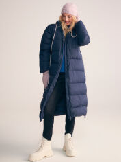Акция на Куртка зимова довга жіноча Reserved 9604Q-95X 40 Синя от Rozetka