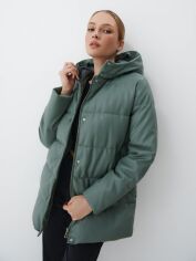 Акция на Куртка зимова жіноча Mohito 5460O-65X 40 М'ятна от Rozetka