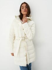 Акция на Пальто-куртка жіноче Mohito 5453O-00X 38 Біле от Rozetka