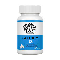 Акція на Кальцій та Д3 UltraVit Calcium & D3, 90 таблеток від Eva