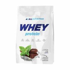 Акция на Дієтична добавка протеїн в порошку AllNutrition Whey Protein Шоколад-м'ята, 2.27 кг от Eva