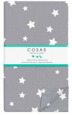 Акция на Підковдра Cosas Двоспальна 180х220 Stars White Grey от Rozetka