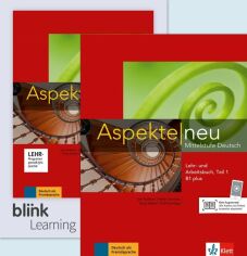 Акція на Aspekte neu B1+: Lehr-und Arbeitsbuch mit Audios inklusive Lizenzcode BlinkLearning Teil 1 від Y.UA