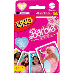 Акция на Настільна гра розважальна (8 +) Mattel games UNO "Barbie у кіно" (HPY59) от Comfy UA