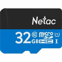 Акция на Карта памяти Netac microSD 32GB C10 UHS-I R80MB/s + SD (NT02P500STN-032G-R) от MOYO