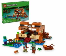 Акция на Конструктор Lego Minecraft Будинок у формі жаби (21256) от Y.UA