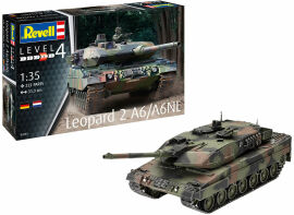 Акція на Збірна модель-копія Revell Танк Леопард 2 A6/A6NL рівень 4 масштаб 1:35 від Y.UA