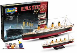 Акція на Збірна модель-копія Revell набір Корабель Титанік подарунковий набір рів 4 м 1:700 та 1:1200 від Y.UA