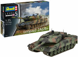 Акция на Збірна модель-копія Revell Танк Леопард 2 A6M+ рівень 5 масштаб 1:35 от Y.UA