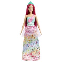Акция на Лялька Barbie Дрімтопія Принцеса з малиновим волоссям (HGR15) от Будинок іграшок