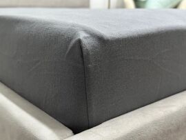 Акція на Простирадло на резинці Novita Фланель 160х200 Зимова колекція Super Soft SB-148 Grey від Rozetka