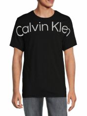Акция на Футболка чоловіча Calvin Klein 253916870 XL Чорна от Rozetka