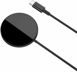 Акция на Xo Wireless Charger CX01115W Black for iPhone 15 I 14 I 13 I 12 series от Stylus