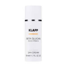 Акция на Легкий крем-догляд для обличчя Klapp Beta Glucan 24H Cream, 50 мл от Eva