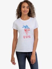 Акция на Футболка жіноча U.S. Polo Assn 215620-1D00A(OPTIC WHITE) XS Біла от Rozetka