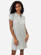 Акція на Сукня-футболка коротка літня жіноча U.S. Polo Assn 214981-ZH00A(HEATHER GRAY) XS Сіра від Rozetka