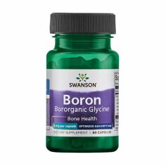 Акція на Дієтична добавка мінерали в капсулах Swanson Albion Boron Bororganic Glycine Бор 6 мг, 60 шт від Eva