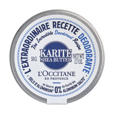Акция на Дезодорант-бальзам L'Occitane Deodorant Balm унісекс, з олією ши, 50 г от Eva