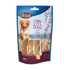 Акція на Ласощі для собак Trixie Premio Corn Dogs з качкою, 100 г від Eva
