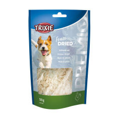 Акція на Ласощі для собак Trixie Premio Freeze Dried з курячою грудкою, 50 г від Eva