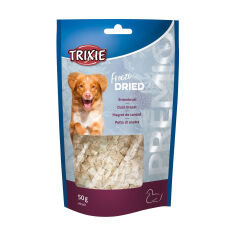 Акция на Ласощі для собак Trixie Premio Freeze Dried з качиною грудкою, 50 г от Eva