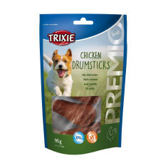 Акція на Ласощі для собак Trixie Premio Chicken Drumsticks з куркою, 5 шт, 95 г від Eva