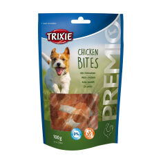 Акція на Ласощі для собак Trixie Premio Chicken Bites з куркою, 100 г від Eva
