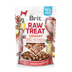 Акція на Ласощі для собак Brit Raw Treat Urinary з індичкою, 40 г від Eva