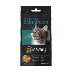 Акция на Ласощі для кішок Savory Snack Dental Care для гігієни зубів, 60 г от Eva