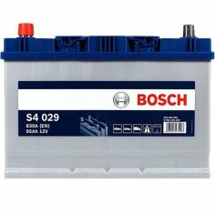Акция на Автомобильный аккумулятор Bosch 95Ah-12v (S4029), L+, EN830 Азия (5237437137) (0092S40290) от MOYO