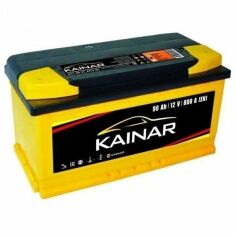 Акция на Автомобильный аккумулятор Kainar 90Ah-12v, R+, EN800 (52371009414) (090 261 0 120 ЖЧ) от MOYO