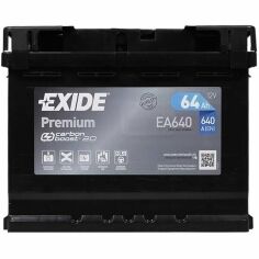 Акция на Автомобильный аккумулятор Exide 64Ah-12v Premium, R+, EN640 (5237607278) (EA640) от MOYO