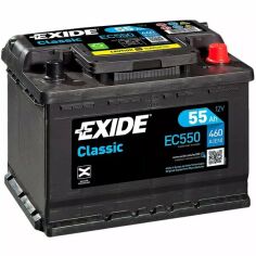 Акция на Автомобильный аккумулятор Exide 55Ah-12v Classic, R+, EN460 (5237607330) (EC550) от MOYO