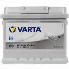 Акция на Автомобильный аккумулятор Varta 52Ah-12v SD (C6), R+, EN520 (5237104) (552 401 052) от MOYO