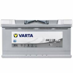 Акция на Автомобильный аккумулятор Varta 95Ah-12v Silver Dynamic AGM (G14), R+, EN850 (5237243) (595 901 085) от MOYO