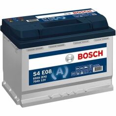 Акция на Автомобильный аккумулятор Bosch 70Ah-12v EFB (S4E08), R+, EN760 (52371308434) (0092S4E081) от MOYO