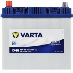 Акция на Автомобильный аккумулятор Varta 60Ah-12v BD (D48), L+, EN540 Азия (5237162) (560 411 054) от MOYO