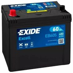 Акція на Автомобильный аккумулятор Exide 60Ah-12v ExcelL+, L+, EN480 Азия (5237607310) (EB605) від MOYO