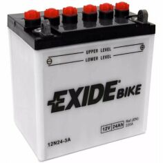 Акция на Автомобильный аккумулятор Exide 24Ah-12v (12N24-3A) R+, EN220 (52371050475) (12N24-3A) от MOYO