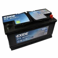 Акція на Автомобильный аккумулятор Exide 100Ah-12v EFB, R+, EN900 (52371210290) (EL1000) від MOYO