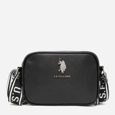Акція на Сумка крос-боді через жіноче плече маленька U.S. Polo Assn 27A278-AA00A Чорна від Rozetka