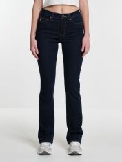 Акція на Джинси Клеш жіночі Big Star Adela Bootcut-505 W28-L34 Темно-сині від Rozetka