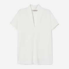 Акція на Блузка жіноча H&M 0770315_біл XS Біла від Rozetka