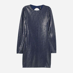 Акція на Сукня коротка жіноча H&M 304816148 S Синя від Rozetka