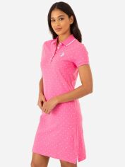 Акція на Плаття-футболка коротке літнє жіноче U.S. Polo Assn 214981-ZH00A(pink) S Рожеве від Rozetka
