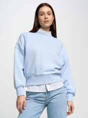 Акція на Світшот жіночий Big Star Jean-400 XL Блакитний від Rozetka
