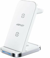 Акція на Acefast Wireless Charger Stand E15 3in1 15W White for Apple iPhone, Apple Watch and Apple AirPods від Stylus