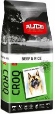 Акция на Сухий корм Alice Croq Beef and Rice з яловичиною та рисом 17 кг (5997328300750) от Y.UA