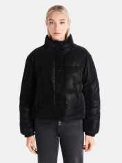 Акция на Куртка демісезонна коротка жіноча Colin's CL1065777BLK S Black от Rozetka